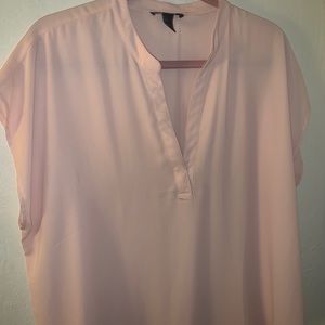 Light pink sheer blouse